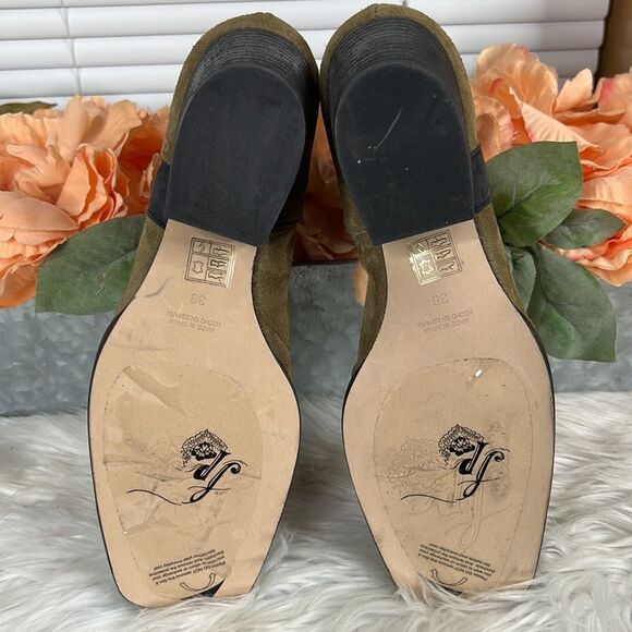 Free People Olive and Black Ankle Booties - Picture 8 of 11